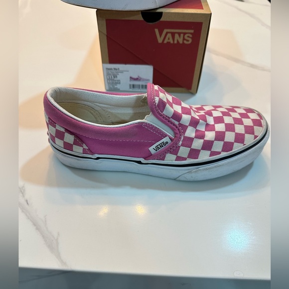 VANS EUC - Pink checked Vans slip-ons - 2.5 youth - Picture 6 of 6